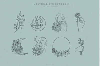 Mystical SVG bundle, Cut files