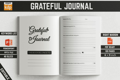 Grateful Journal - KDP Interior