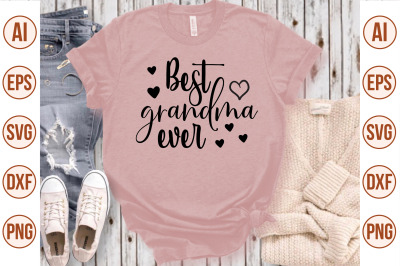 best grandma ever svg cut file