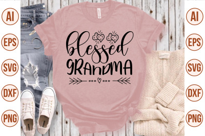 blessed grandma svg cut file