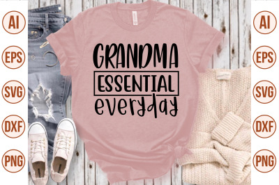 grandma essential everyday svg