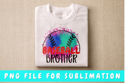 Baseball Brother PNG For Sublimation