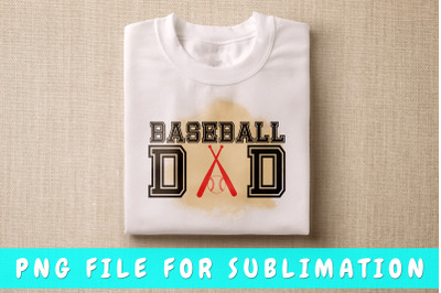 Baseball Dad PNG For Sublimation