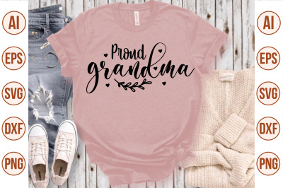 proud grandma svg