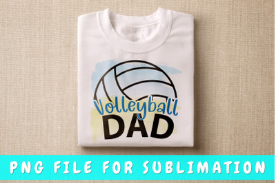 Volleyball Dad PNG For Sublimation