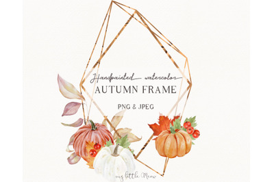 Thanksgiving wreath clipart watercolor #w153