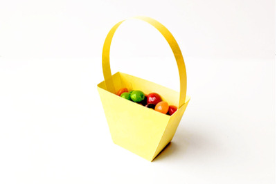 3D Paper Easter Basket | SVG | PDF | DXF