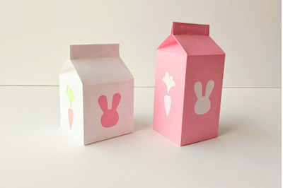 Easter Milk Carton Boxes  | SVG | PNG | DXF | EPS