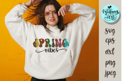 Spring vibes svg, spring svg