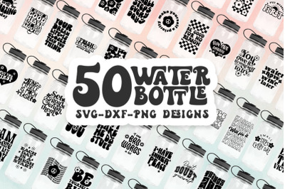 Water bottle SVG Bundle | water tracker svg