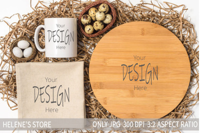 Easter farmhouse product svg mockup
