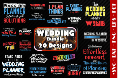 Wedding Planner Bundle-30 Designs-210927