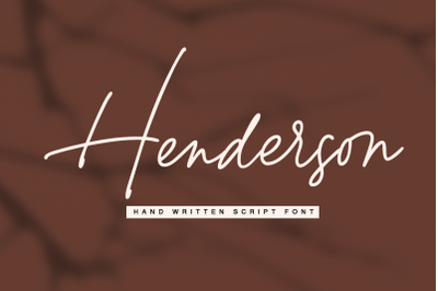 Henderson Script
