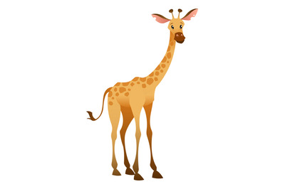 Cute giraffe. Safari animal. Africa wildlife symbol