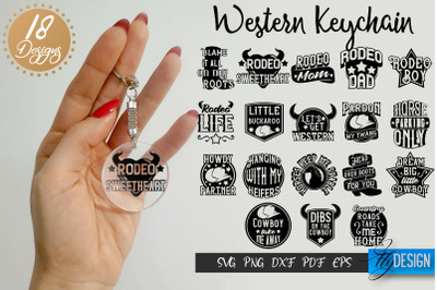 Western SVG Keychain | Cowboy Quotes SVG