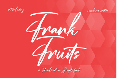 Frankfruits Handwritten Script Font