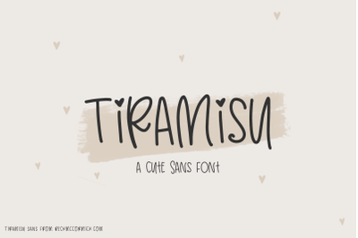 Tiramisu Sans