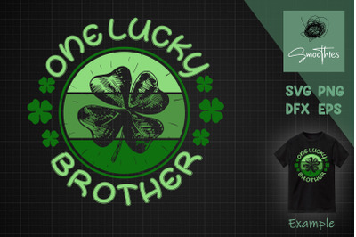 One Lucky Brother Shamrock Irish