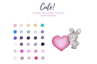 Cute Procreate Colour Palette
