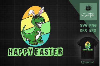 T Rex Easter Bunny Dinosaur Easter Day