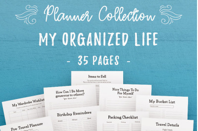 My Organized Life InDesign Templates Collection