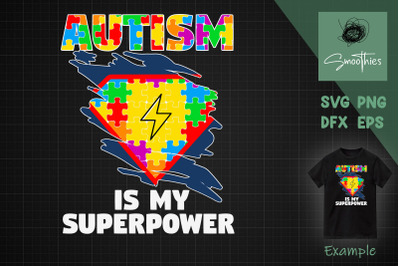 Autism Is My Super Power Superhero