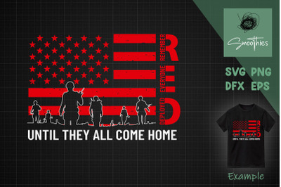 Red Friday Military Veteran Deployed