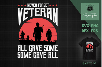 Never Forget Veteran