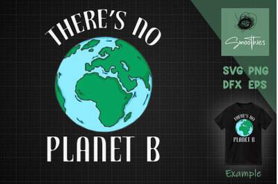 There Is No Planet B Earth Day SVG