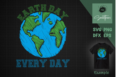 Earth Day Everyday Svg