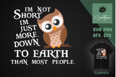 Funny Owl Quote Earth Day