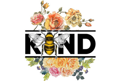 Bee Kind Vintage Sublimation