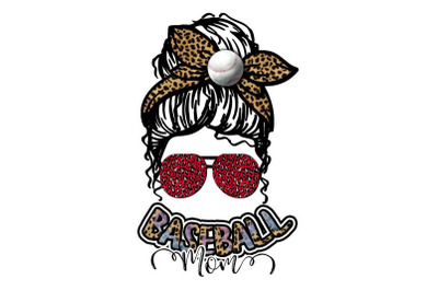 Leopard Baseball Mom Sublimation