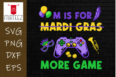 Mardi Gras M is for More Game