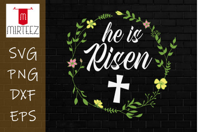 He Is Risen Jesus Christian Happy Easter