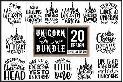 Unicorn SVG Design Bundle