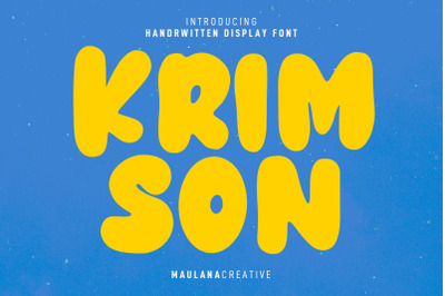 Krimson Cute Handwritten Font