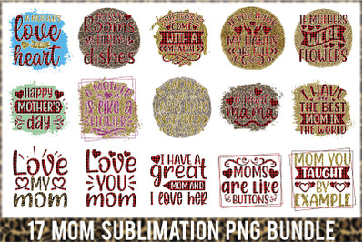 Mom Sublimation Png Bundle