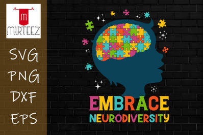 Embrace Neurodiversity Brain Autism