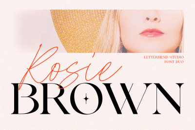 Rosie Brown - Font Duo