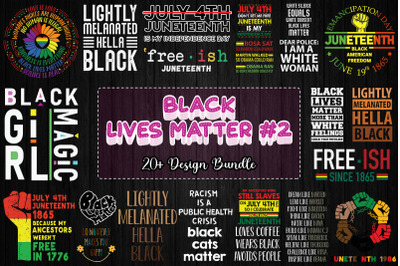 Black Lives Matter Design Bundle 2