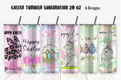 Easter Tumbler Sublimation Designs