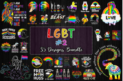 LGBT T-Shirt Design Bundle #2