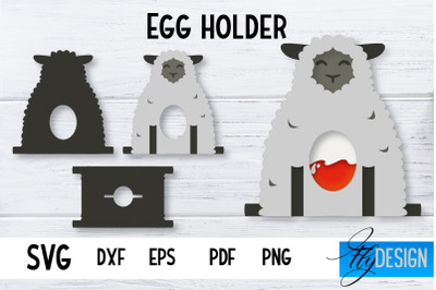 Egg Holder | Easter Egg Holder SVG | Baby Animals SVG