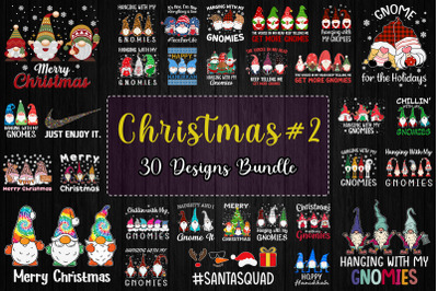 Christmas TShirt Design Bundle #2