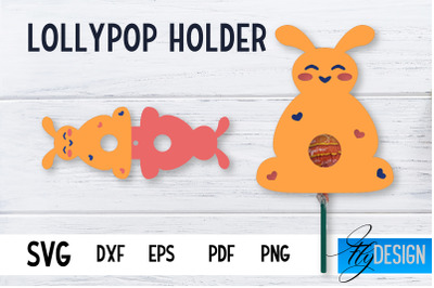 Lollipop Holder | Easter Lollipop Holder SVG | Baby Animals SVG