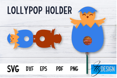 Lollipop Holder | Easter Lollipop Holder SVG | Baby Animals SVG