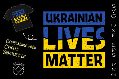 Ukrainian Lives Matter Flag of Ukraine