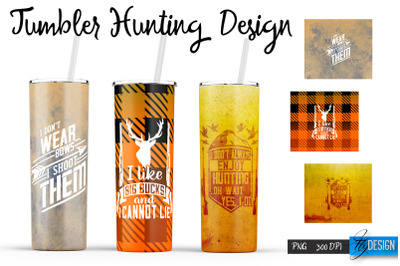 Hunting 20 Oz Tumbler Sublimation v.6