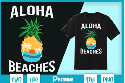 Pineapple Hawaii Aloha Beaches